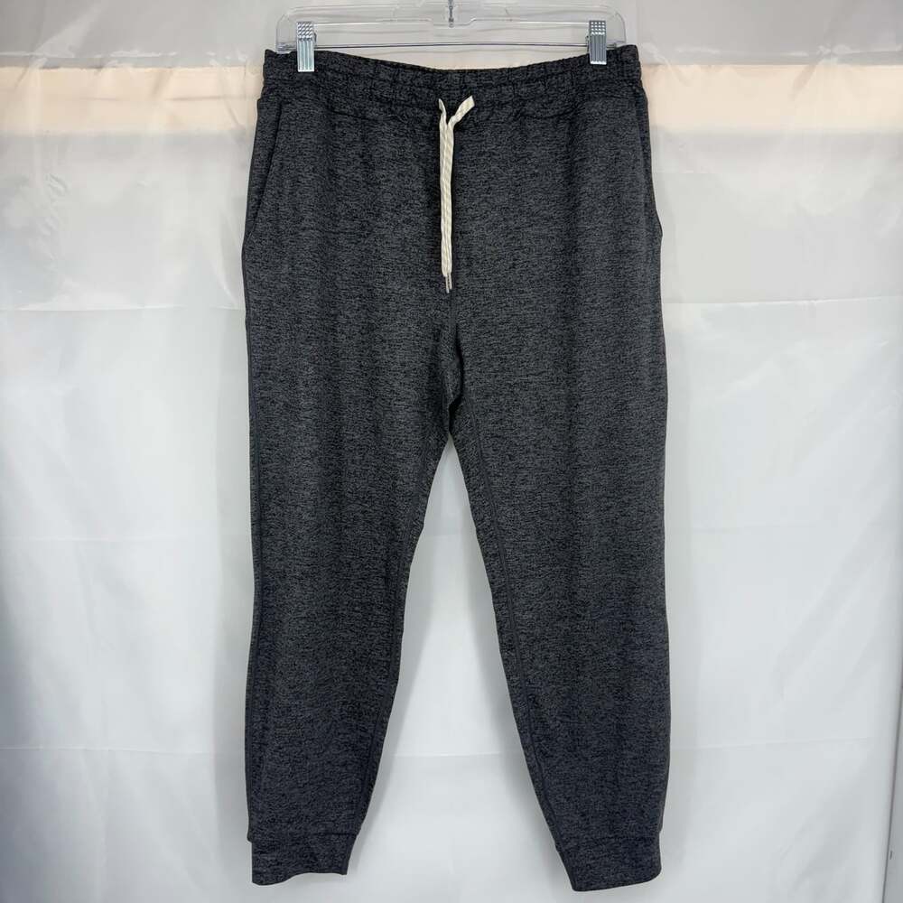 Vuori Women M Performance Jogger Pant Cropped Gray Athletic Activewear Workout